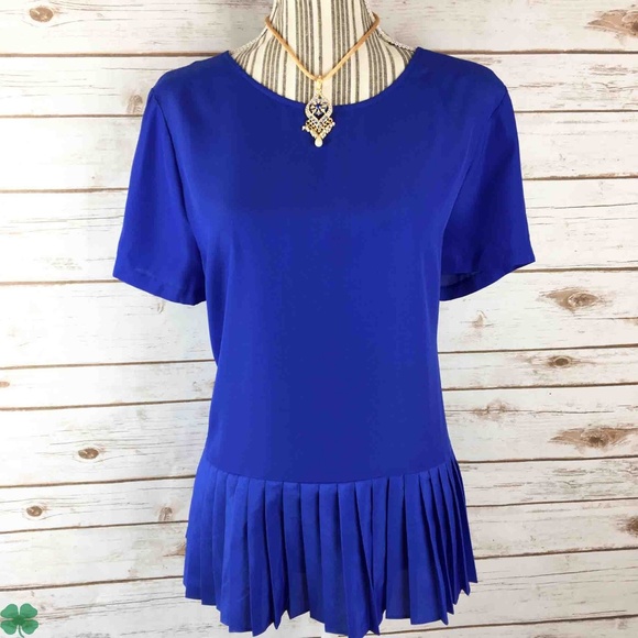 J. Crew Tops - NWT Royal Blue J. Crew Top Size Large